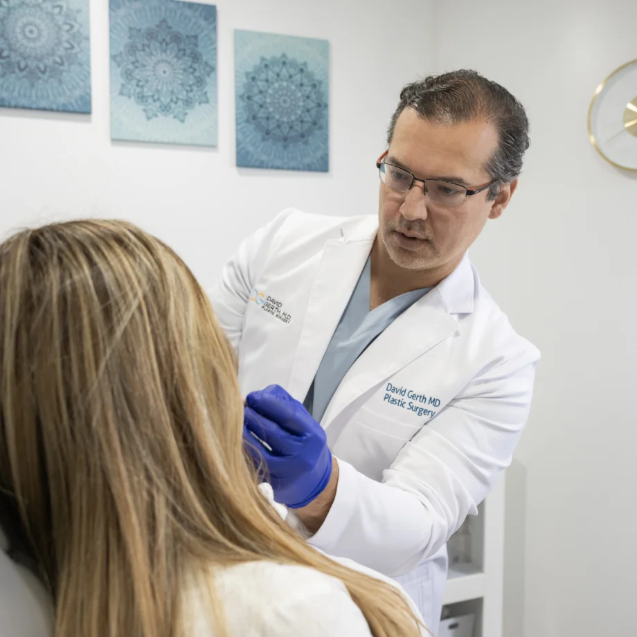 Dr. Gerth in consultation